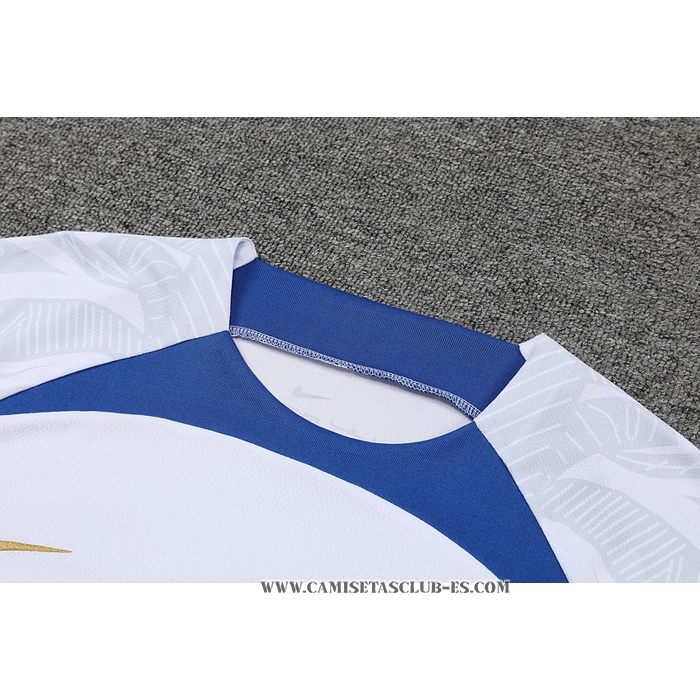 Chandal del Francia 22-23 Manga Corta Blanco - Pantalon Corto